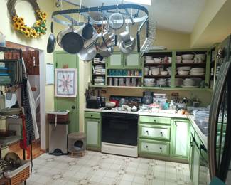 Fully stocked kitchen