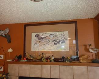 Art and bird statuary