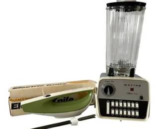 Vintage Waring Blender & Hamilton Beach Electric Knife – Working Retro Appliances w/ Box