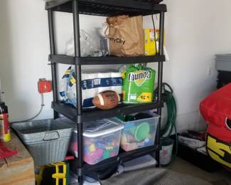 Plastic shelving