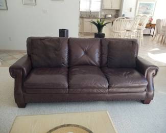 Leather couch