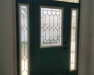 Entry door interior view
