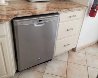 Maytag dishwasher with stainless steel interior
