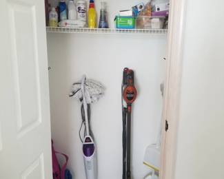 Household supplies; vacuum & floor cleaners