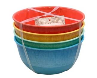 Four Melamine Panama Jack Bowls
