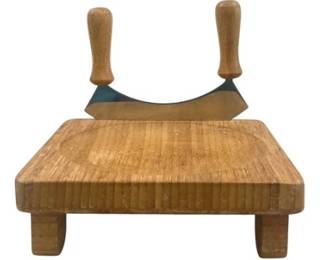 Mezzaluna Utu Knife And Chopping Bowl Set
