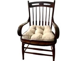 Spindle Back Open Arm Chair