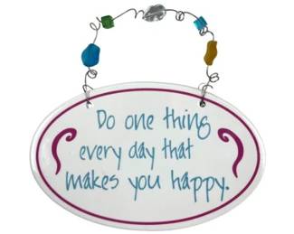 New! Ceramic Inspirational Wall Hanging