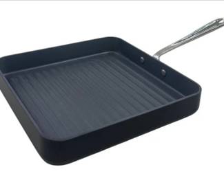 All-Clad Non-Stick Square Grill Pan With Stainless Steel Handle