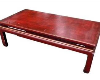 Asian Style Lacquered Coffee Table