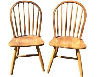 Two Windsor Style Chairs