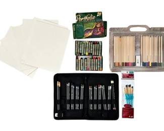 Collection Of Art Supplies