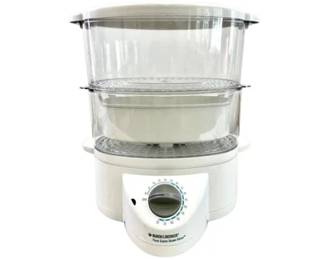 Black & Decker Flavor Scenter Steamer Deluxe 2-Tier Steamer Rice Cooker