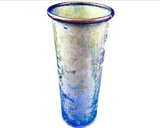 Floral Container With Patina