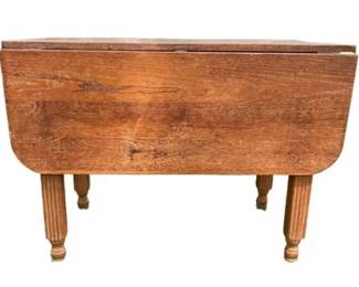 Vintage Oak Drop Leaf Table