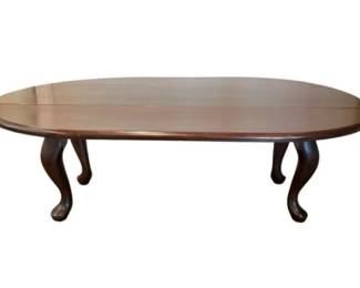 Oval Mahogany Coffee Table