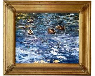 Original Painting By Robert Johnson - Local Darien Artist