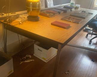 8 ft long vintage work table