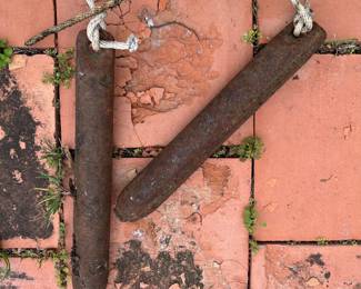 Antique Cast Iron Window Sash Weights