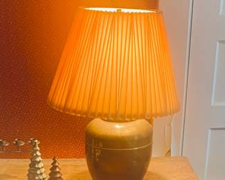 vintage brass lamp