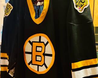 Vintage Boston Bruins Hockey Jersey (80s-90s, Happy Gilmore, made in USA)