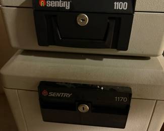 Two Sentry Safes