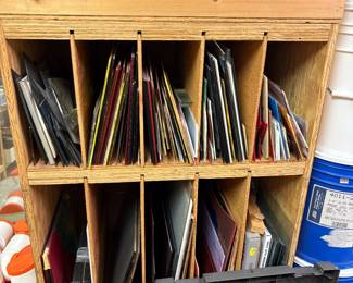 HUGE LOT of stained glass pieces  LOT  ALL SOLD W/ cabinet 