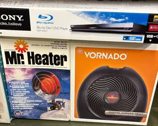 Heaters/ Fans/ & DVD players