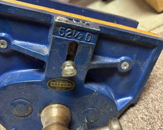Record (made in England) 52 1/2 woodworkers Vise