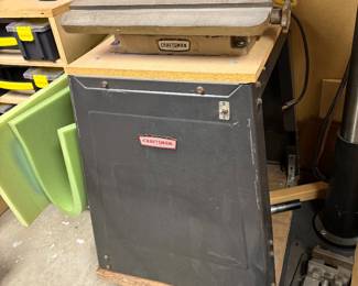 Vtg Craftsman Disc Sander on craftsman Cabinet