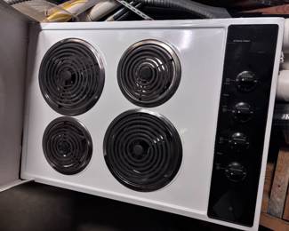 GE electric drop in stove top 