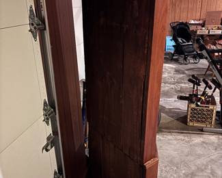 Back of the corner cabinet