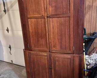 Mahagony Corner Antique Cabinet 2 pieces