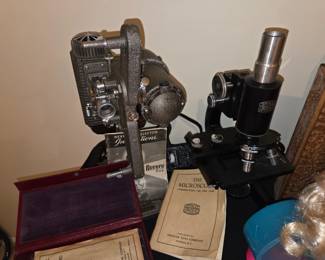 Vintage microscope
