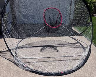 World of Golf Big Shot Pop up Net w/ Green Tee Mat ( Folds flat)