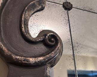Uttermost wall mirror detail