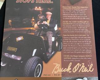 Buck O’ Neil paper signed on back