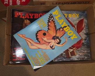 Lots of Playboy Magazines