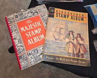 Stamp collector albums