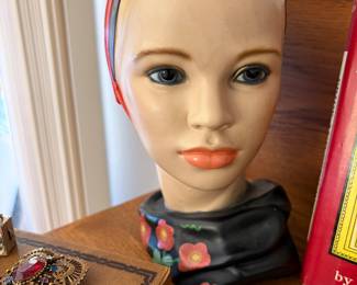 VINTAGE HAND PAINTED MCM MARWAL HEAD 