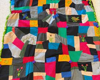 CRAZY PATCHWORK QUILT