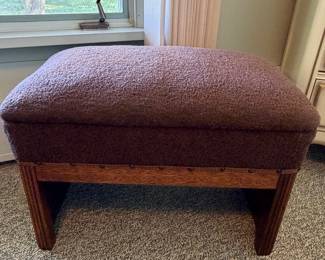 WITHOUT COVER - ARTS AND CRAFTS FOOTSTOOL