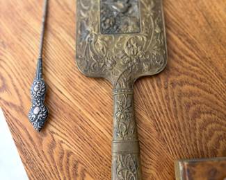 STERLING BUTTON HOOK