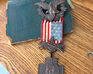 SPANISH AMERICAN WAR MEDAL 