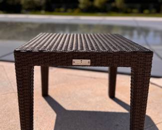 JANUS Et Cie Side Table -- 6 Available. EXCELLENT CONDITION. Each Measures 18" x 18" x 15" H. Photo 1 of 2. 