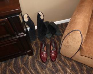 Women's boots, men's loafers