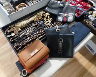 Costume jewelry, wallets