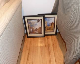 Pair of small pictures