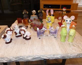 Collection of salt & peppers shakers