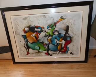 Signed limited edition David Schluss serigraph